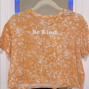 tie dye crop top